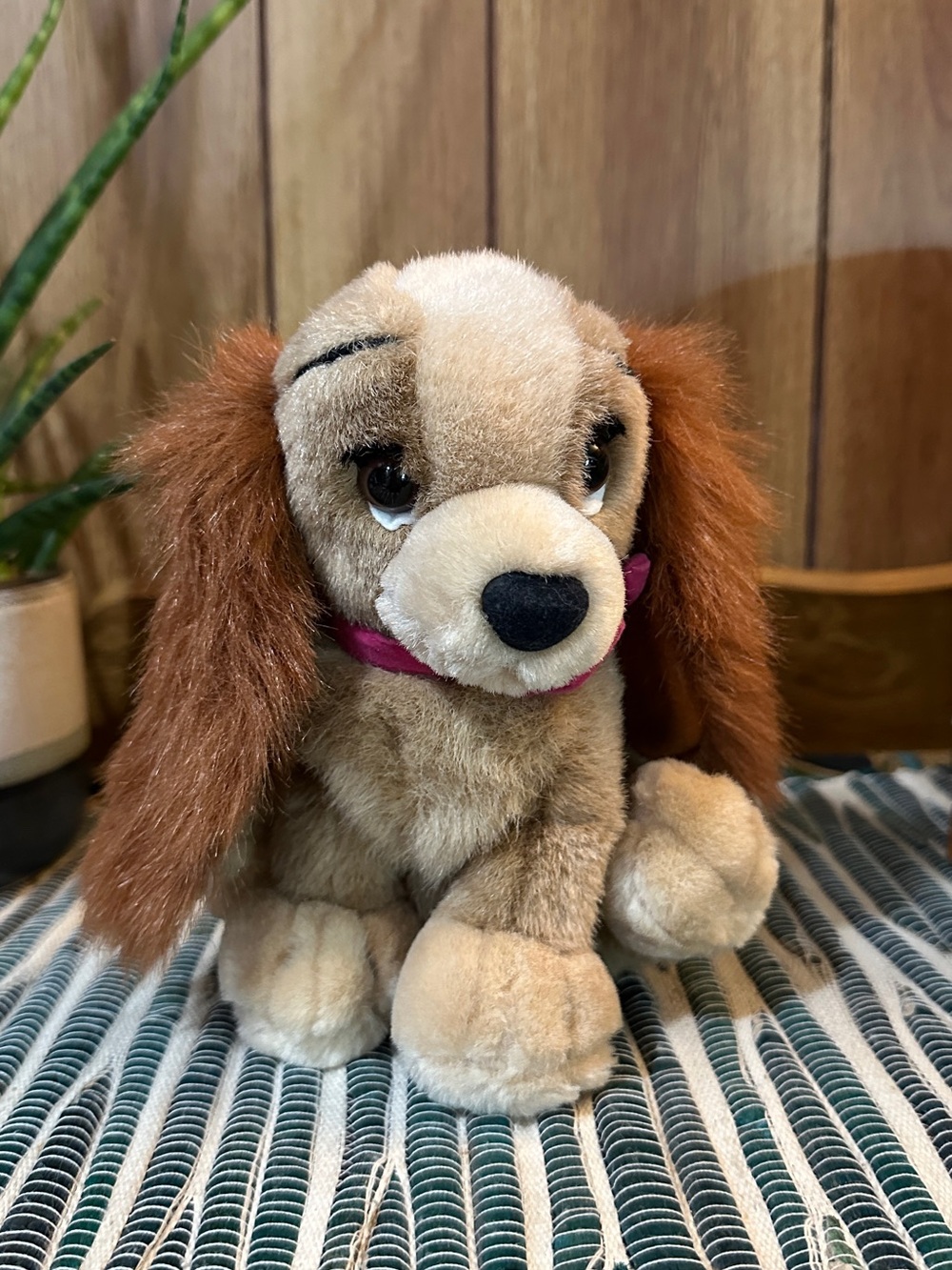 Disney Vintage 90’s Lady & The Tramp Plush Puppy with Floppy Ears